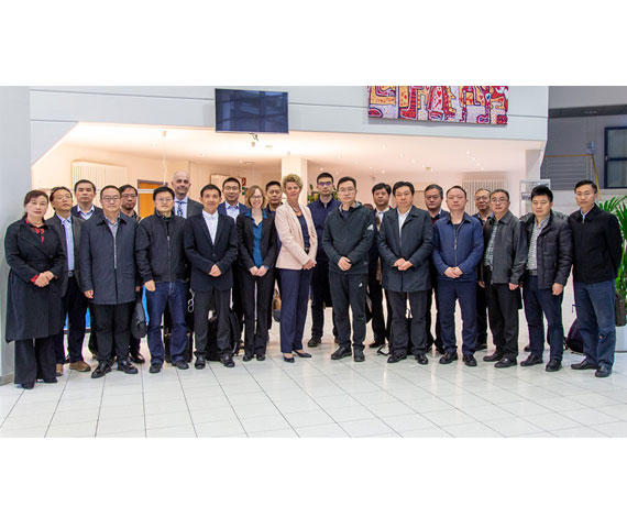 Die chinesische Delegation aus Chongqing bei ihrem Besuch am ZEW.