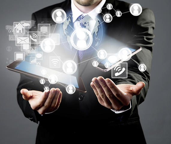 Nur in elf Prozent der mittelständischen Unternehmen nutzen 91 bis 100 Prozent der festangestellten Mitarbeiter digitale Dienste.