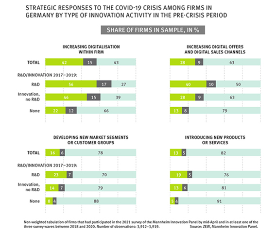 Graphic on the ZEW Study on Innovative Firms 