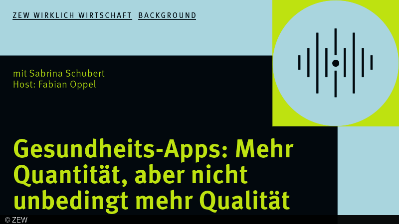 Playerbild für ZEW-Podcast zu Gesundheitsapps