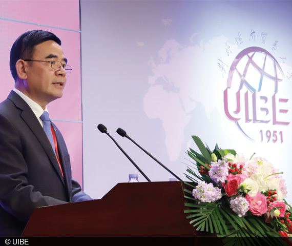 Professor Jiang Qingzhe eröffnet das Beijing-Humboldt-Forum 2019