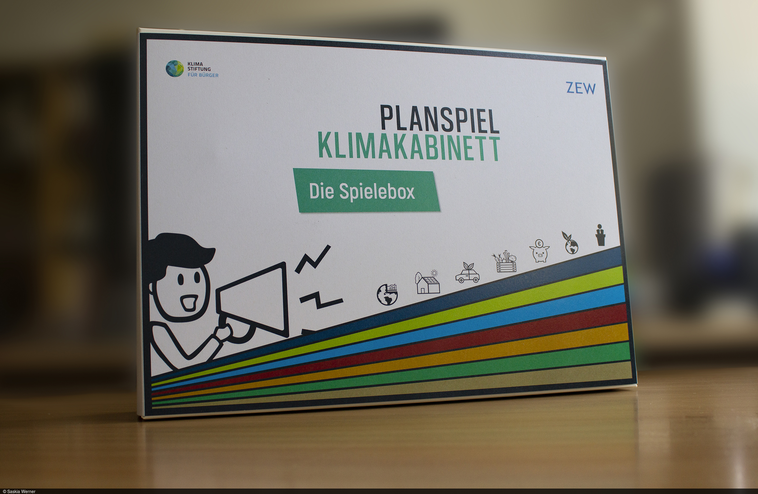 Image of the simulation game of ZEW Mannheim and the foundation “Klimastiftung für Bürger”.