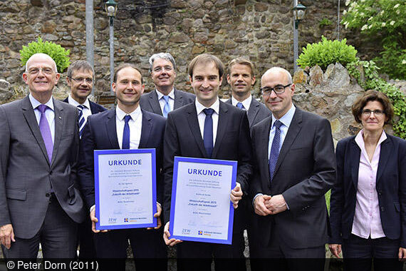 Gruppenbild mit den Preisträgern