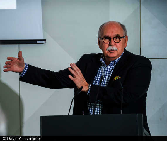 Prof. Dr. Matthias Kleiner während des von ZEW und Stiftverband organisierten Workshops