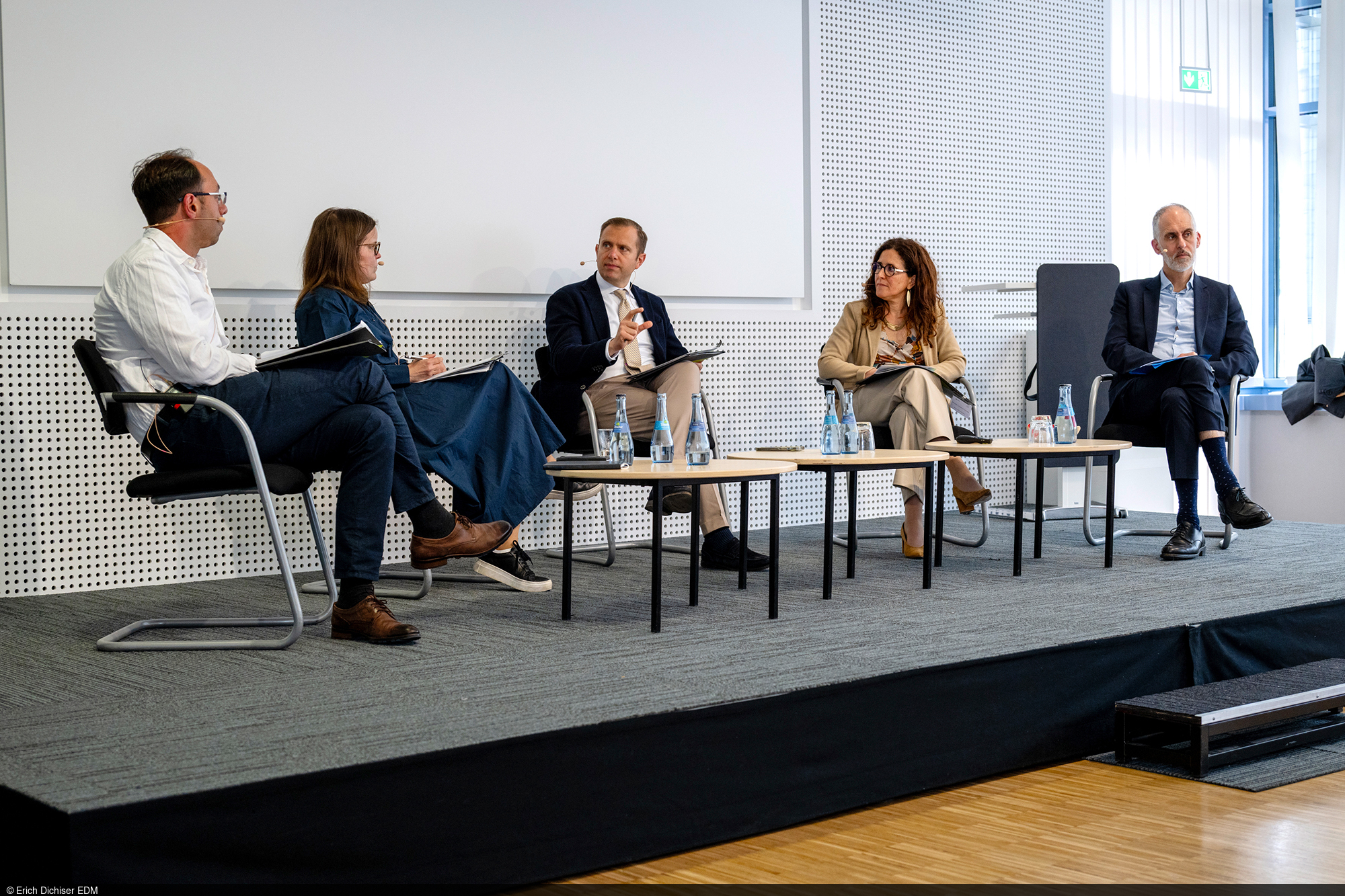 Von links nach rechts: Zareh Asatryan, Päivi Leino-Sandberg, Riccardo Crescenzi, Mercedes Caballero und Peter Berkowitz