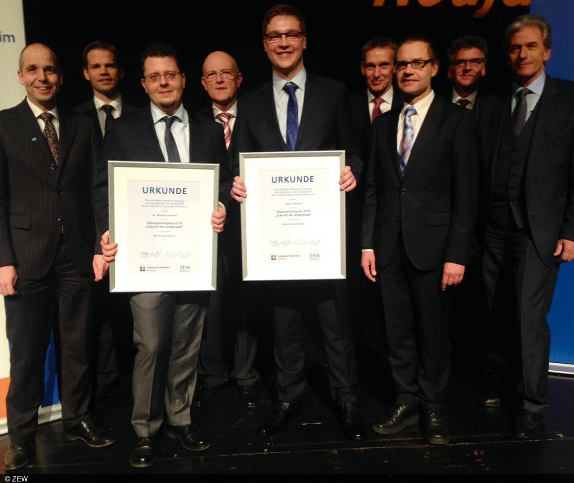 Gruppenbild mit den Preisträgern