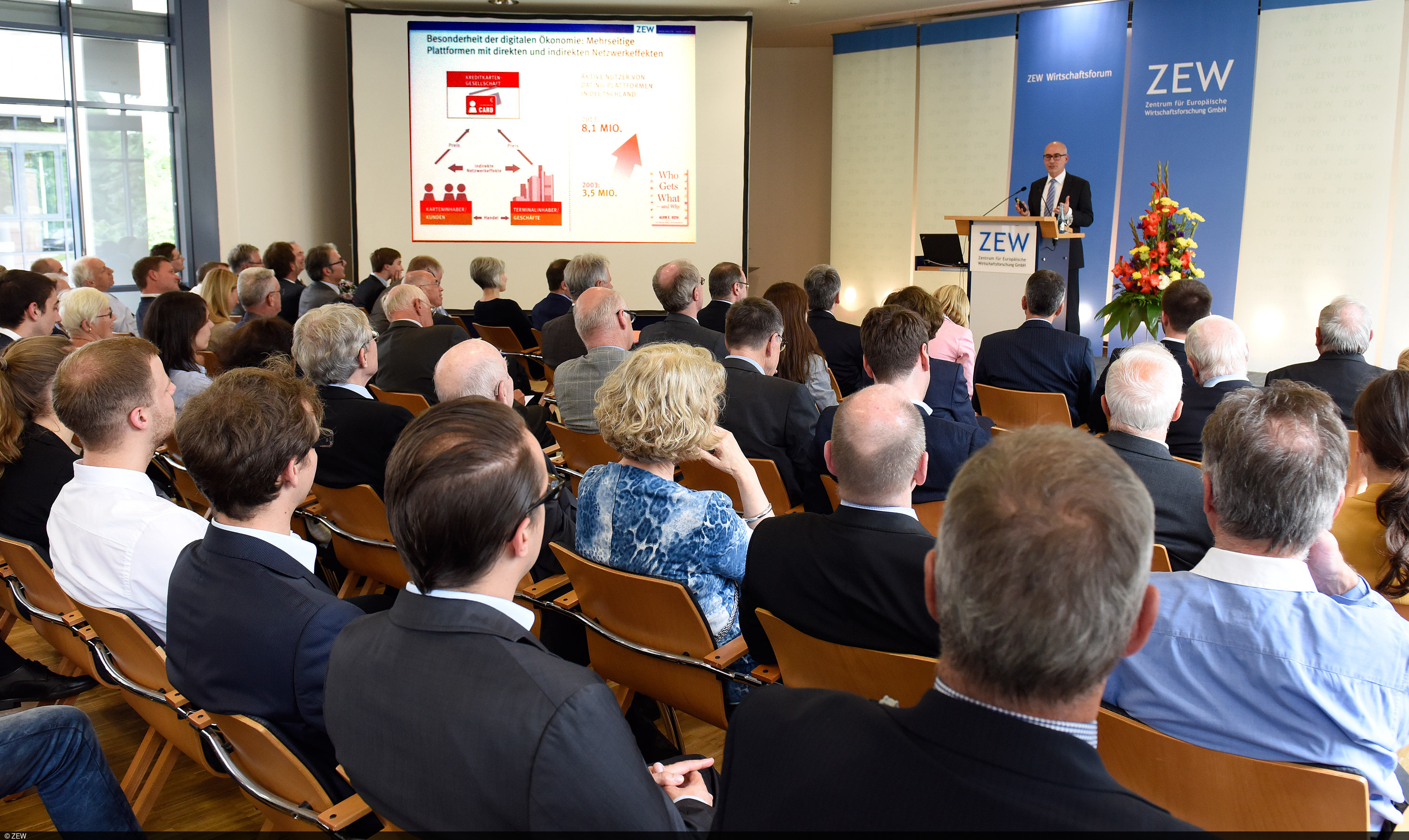 Achim Wambach beim ZEW-Wirtschaftsforum zum Thema neue Regeln für die digitale Wirtschaft