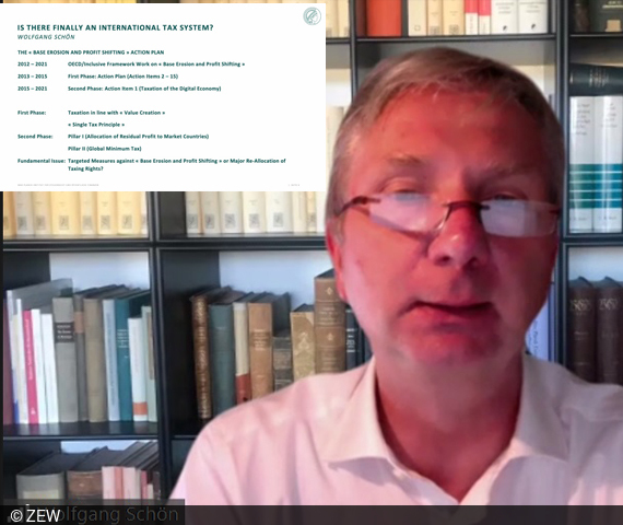 Prof. Schön über vergangene und andauernde Bestrebungen zur Harmonisierung der internationalen Steuersysteme
