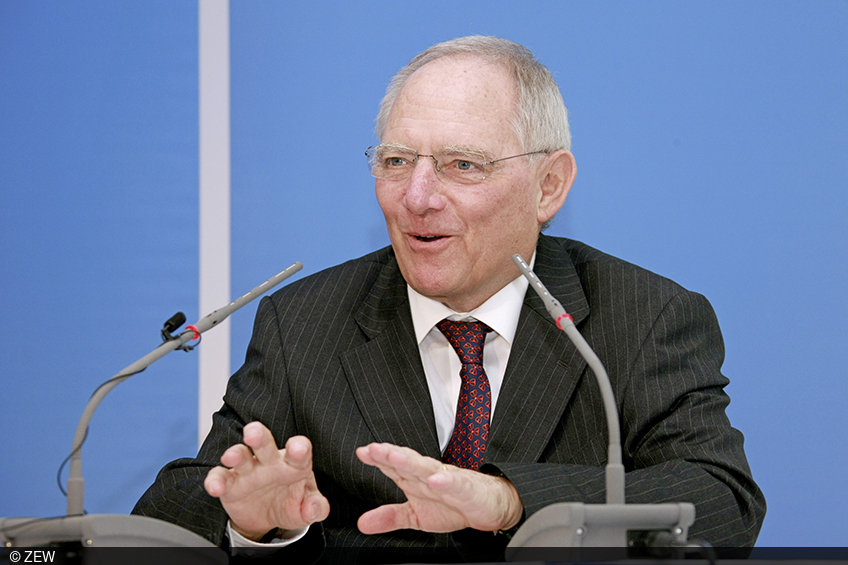 Dr. Wolfgang Schäuble sprach am ZEW über die EU