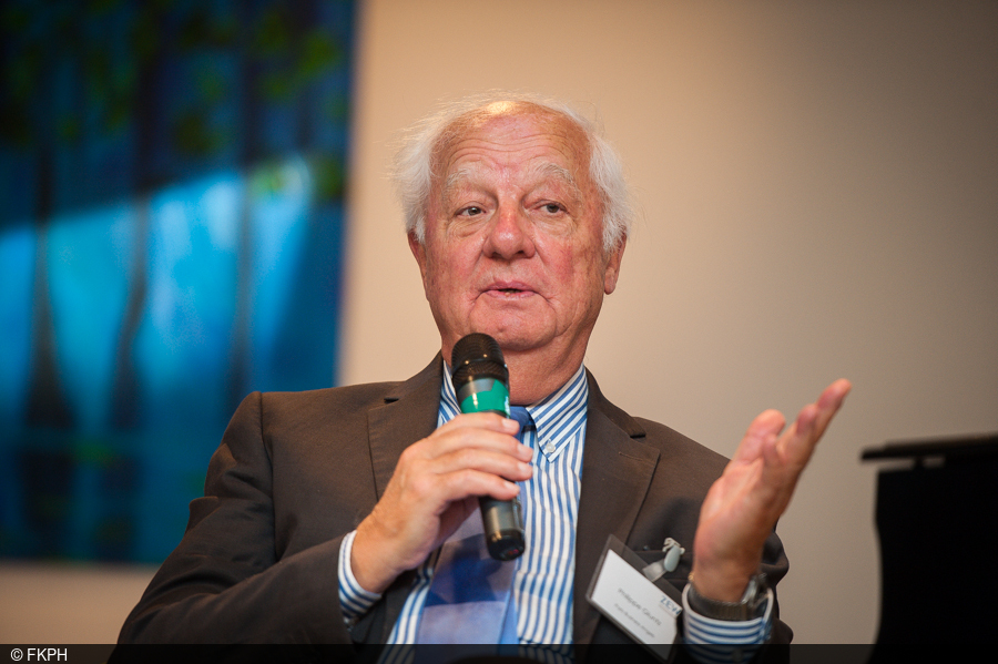 Phillipe Gluntz vertritt seinen Standpunkt zu Business Angels bei der ZEW Lunch Debate in Brüssel