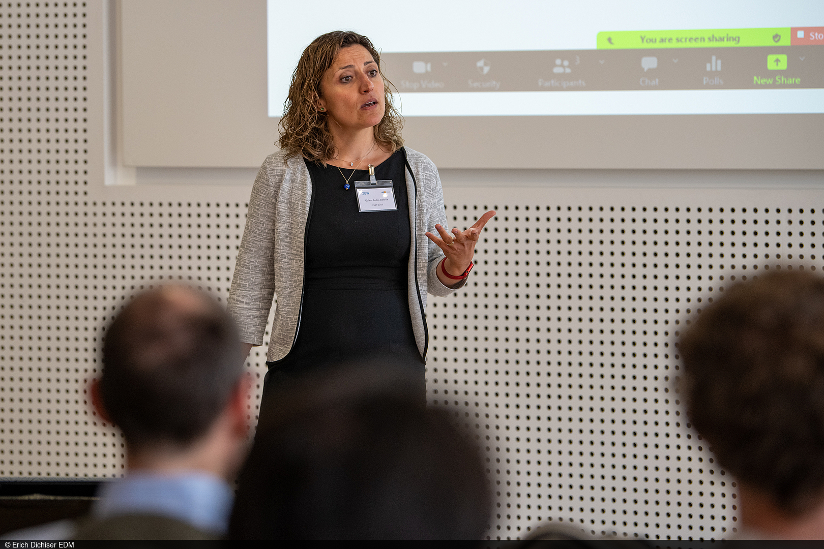 Professor Özlem Bedre-Defolie spoke sproke at the ICT Conference 2023.