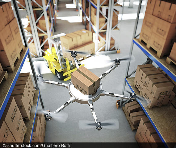 Der Einsatz von Dronen in Lagerhäusern ist angesichts der digitalen Transformation keine Utopie mehr.