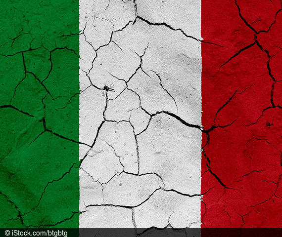 Italiens Haushaltsdefizit soll 2019 auf 2,4 Prozent des Bruttoinlandsprodukts steigen.