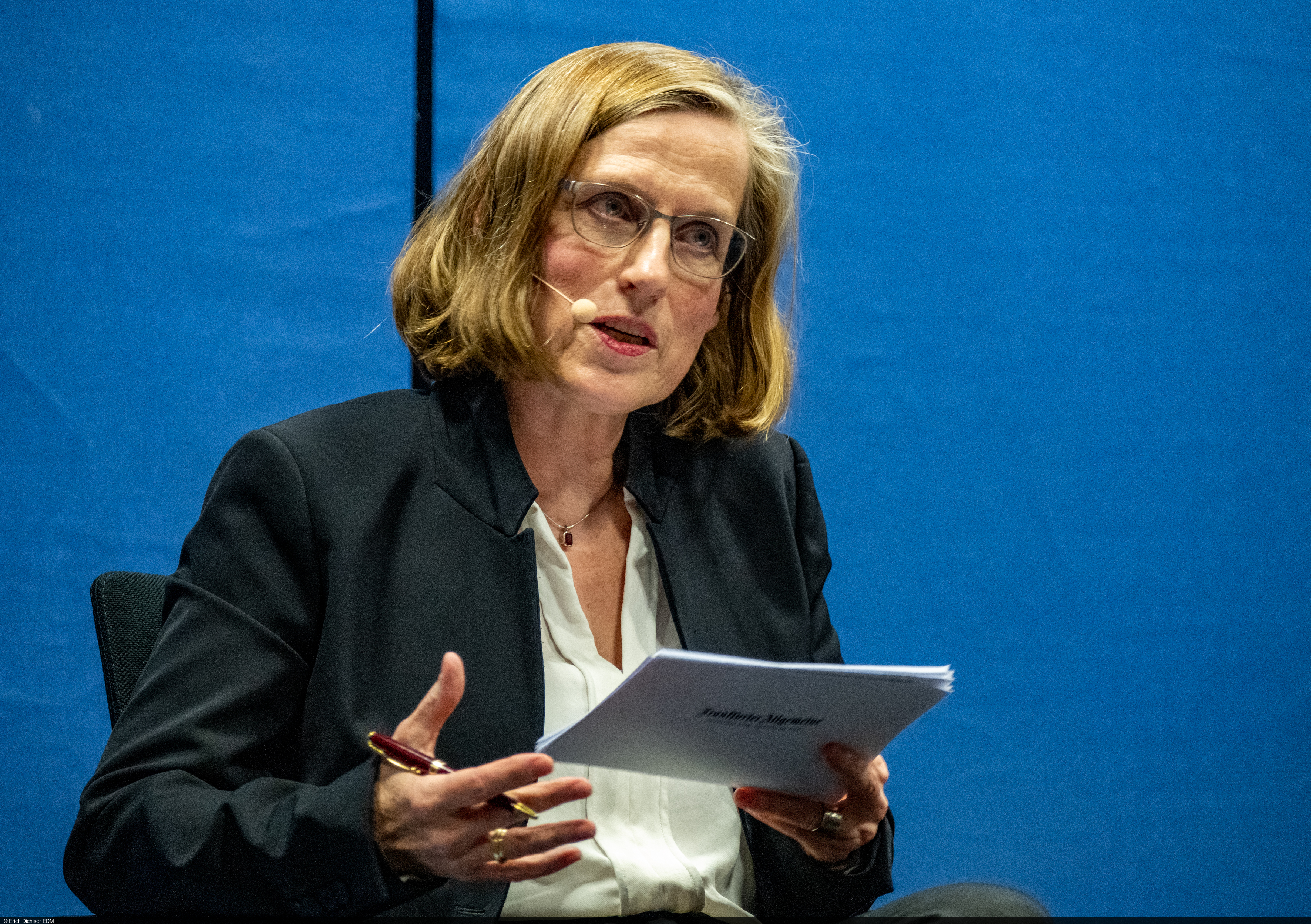 In der Podiumsdiskussion am ZEW wird eine politische Neuausrichtung der EU diskutiert.