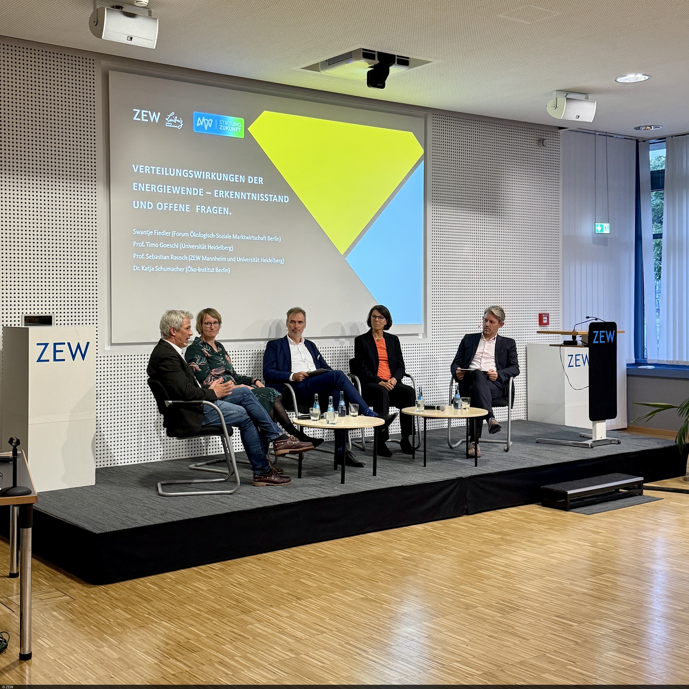 Podiumsdiskussion am ZEW