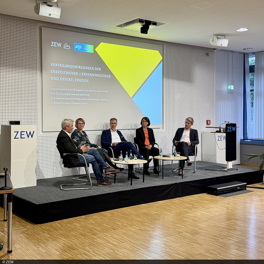 Podiumsdiskussion am ZEW