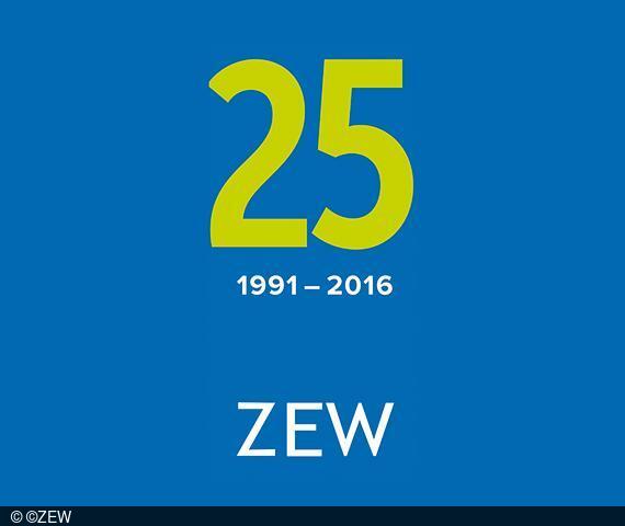 ZEW celebrates its 25th anniversary with a ceremony.