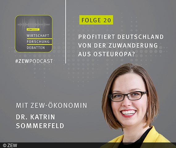 Portraitfoto von Wissenschaftlerin Katrin Sommerfeld mit Informationen zur Podcastfolge