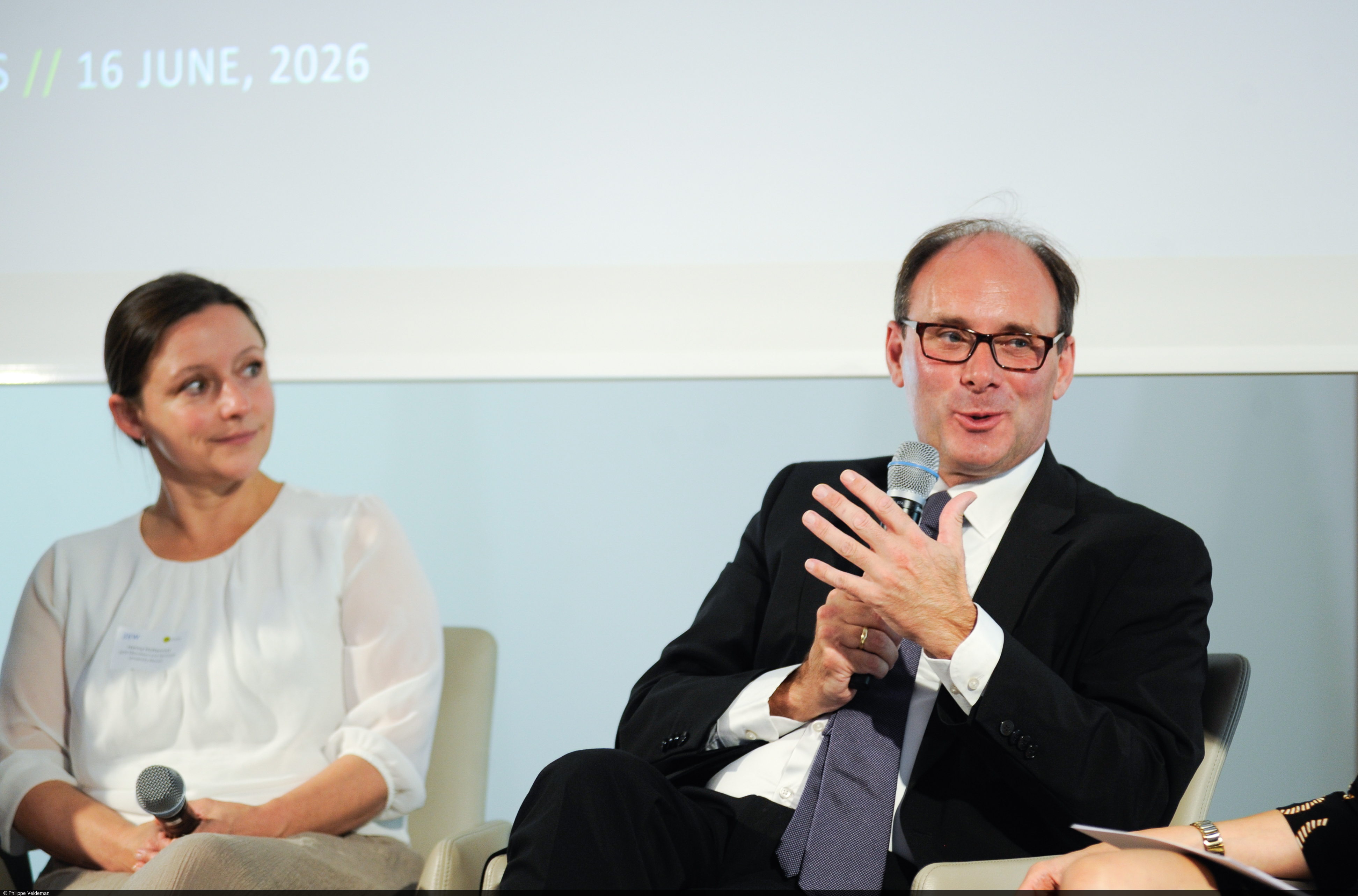 Andreas Schwarz während der Podiumsdiskussion