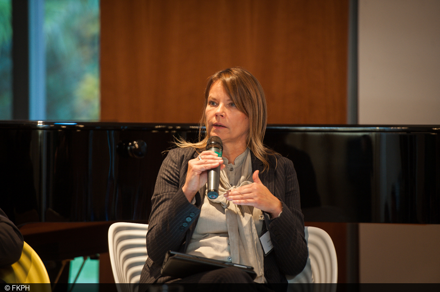 Helen Köpman vertritt ihren Standpunkt zu Business Angels bei der ZEW Lunch Debate in Brüssel