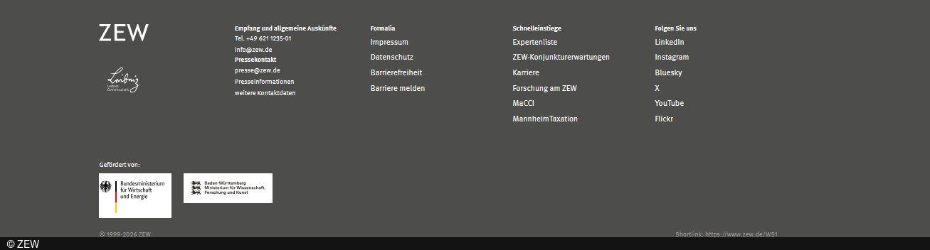 Startseite Fußzeile 