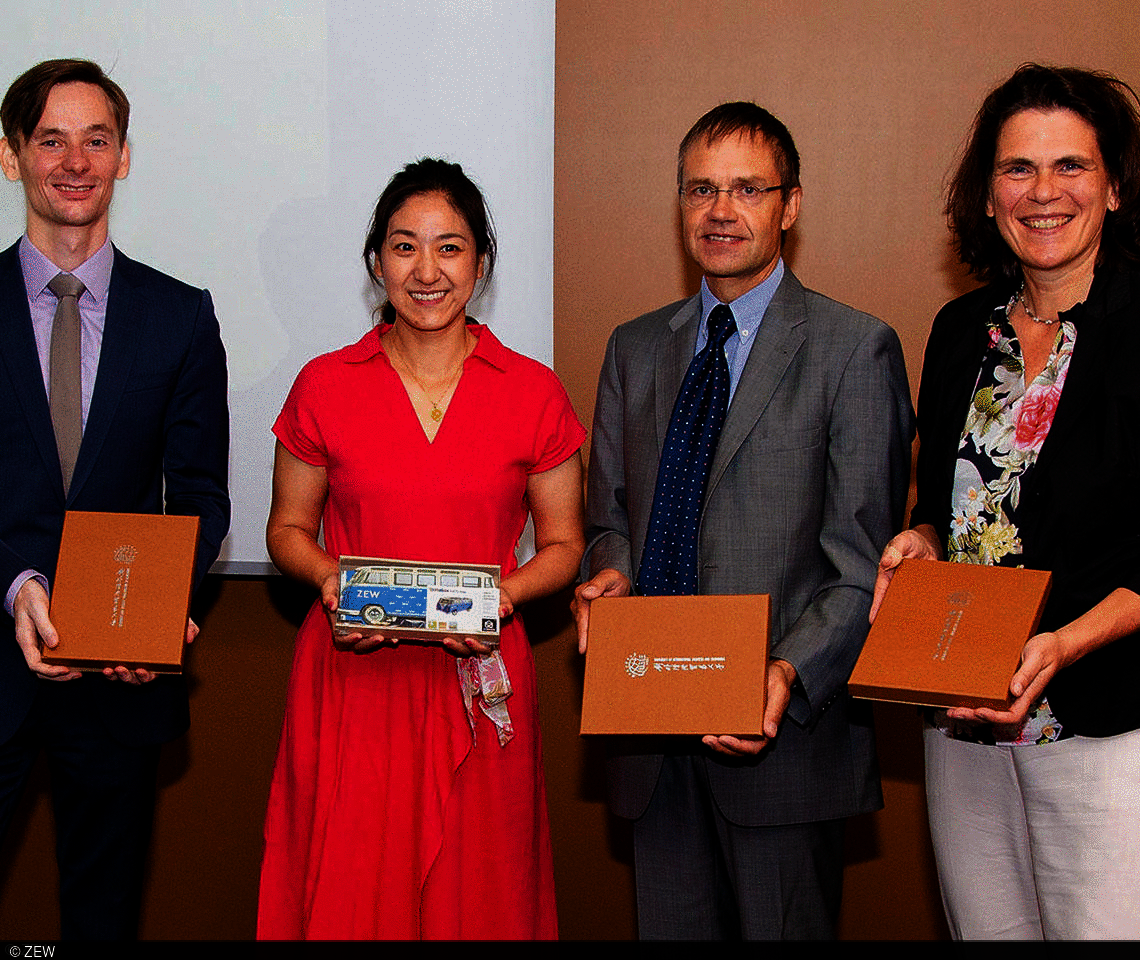 Das ZEW-Team organisierte eine Reihe von Vorträgen für die Gäste aus China 
