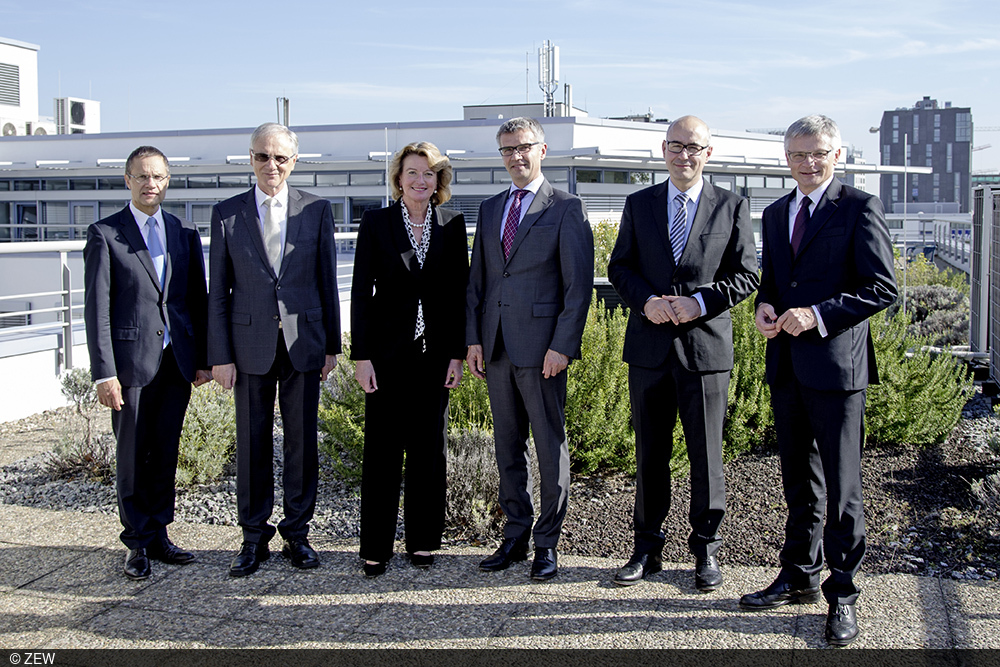 Thomas Kohl, Alexander Selent, Claudia Diem, Ralph Rheinboldt, Achim Wambach and Georg Müller at ZEW