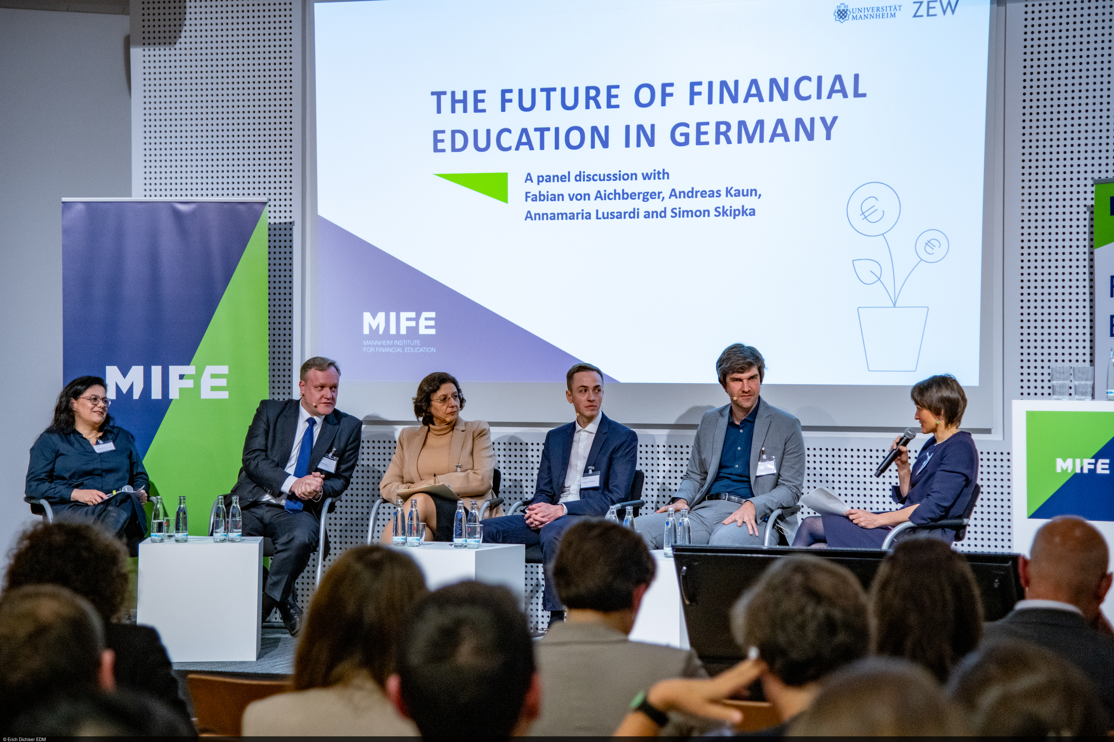 Panel discussion on the future of financial education.