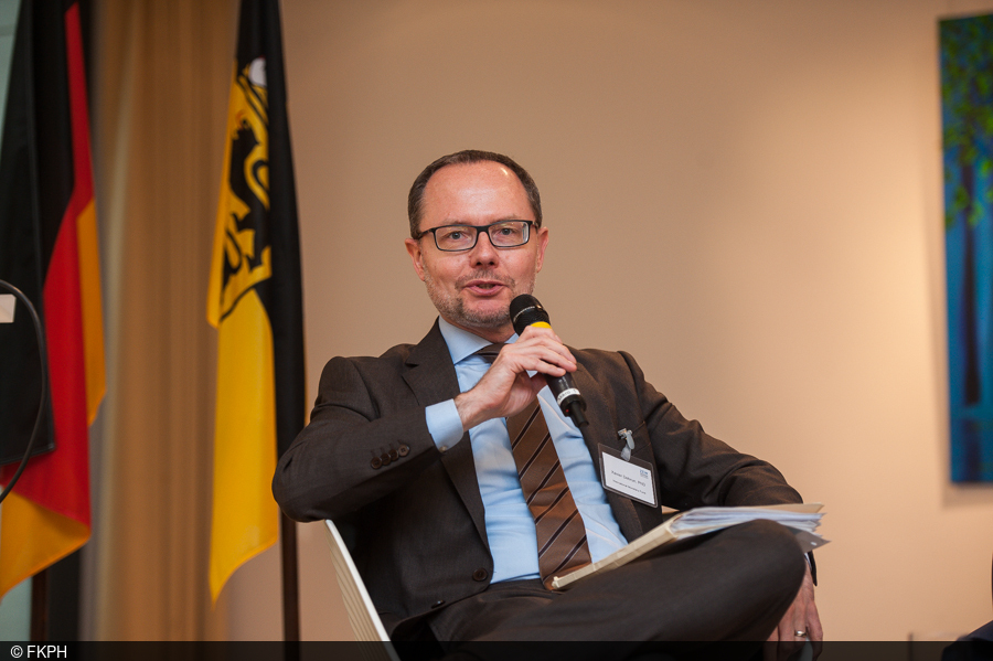 Xavier Debrun during the ZEW Lunch Debate in Brussels about the European Fiscal Board