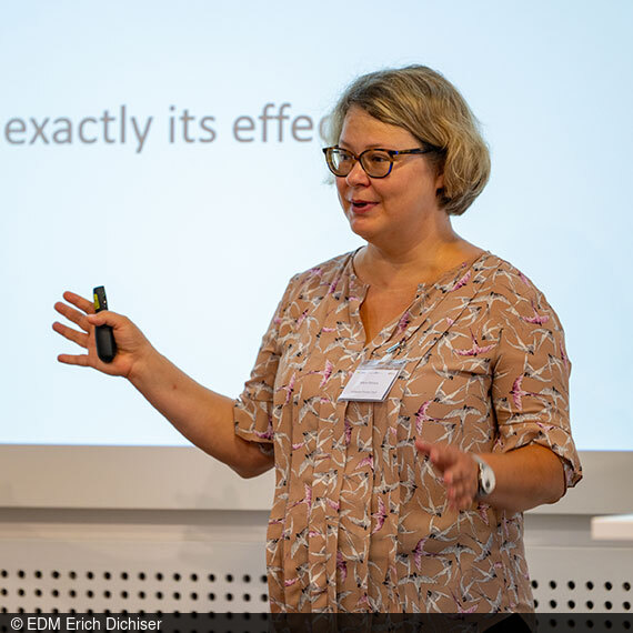 Maria Petrova during her keynote.