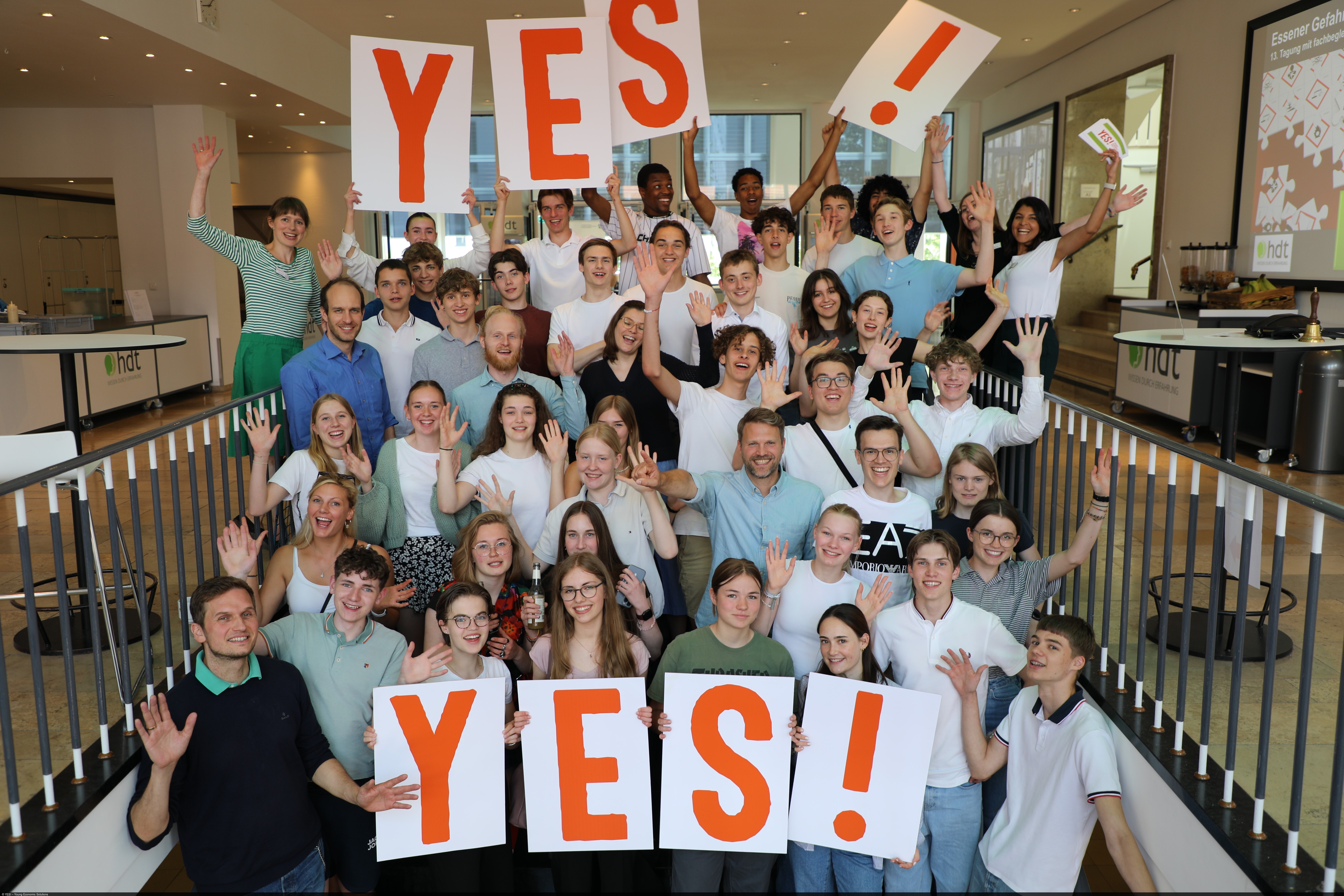 A school team participating in YES! 2023