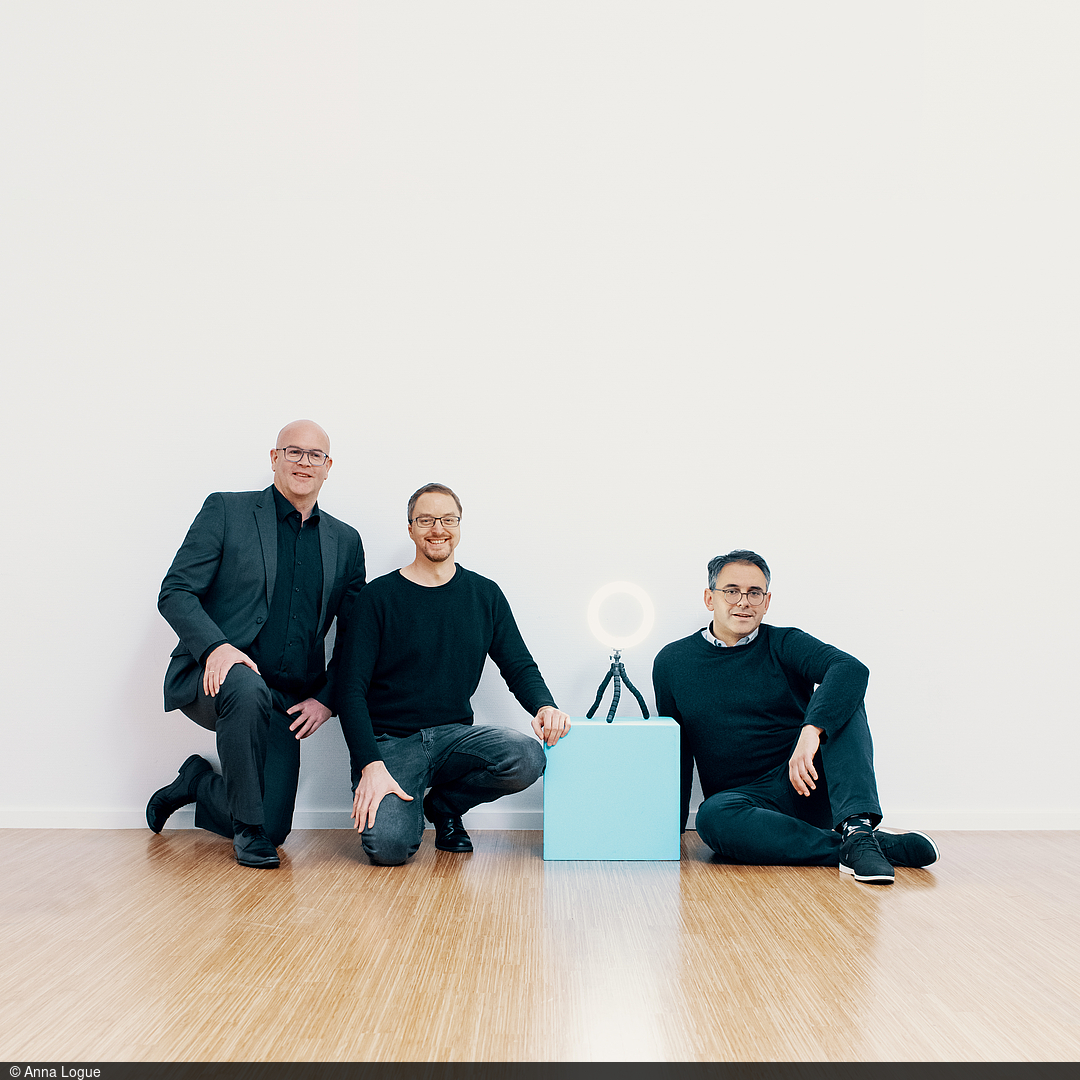 Steffen Schmuck-Soldan, Jens Bohrmann, and Eduard Brüll, from left to right)