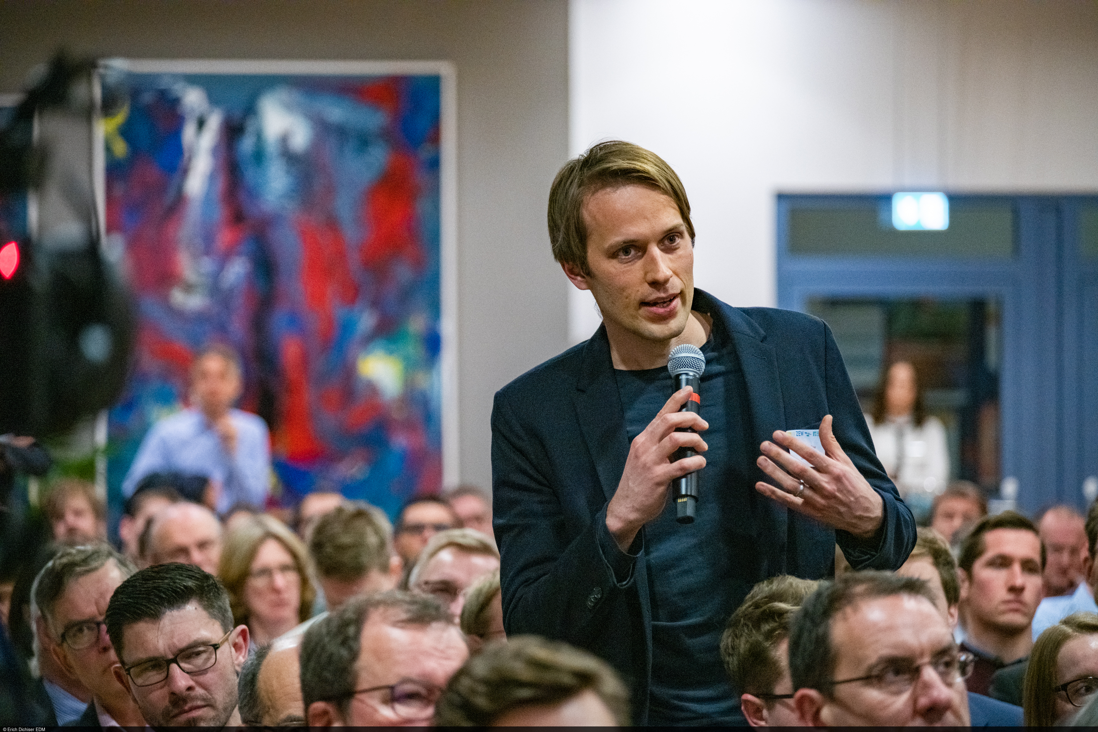 Nach dem Vortrag am ZEW mit Peter Altmaier gab es noch eine Fragerunde.