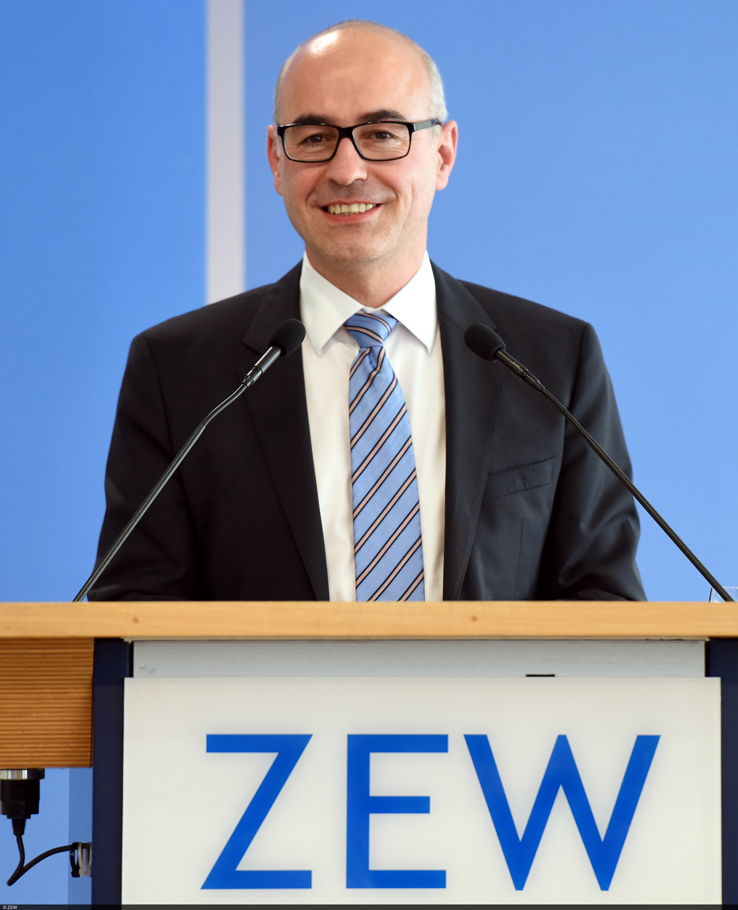 Achim Wambach während seiner Ansprache zur Amtsübernahme der ZEW-Präsidentschaft