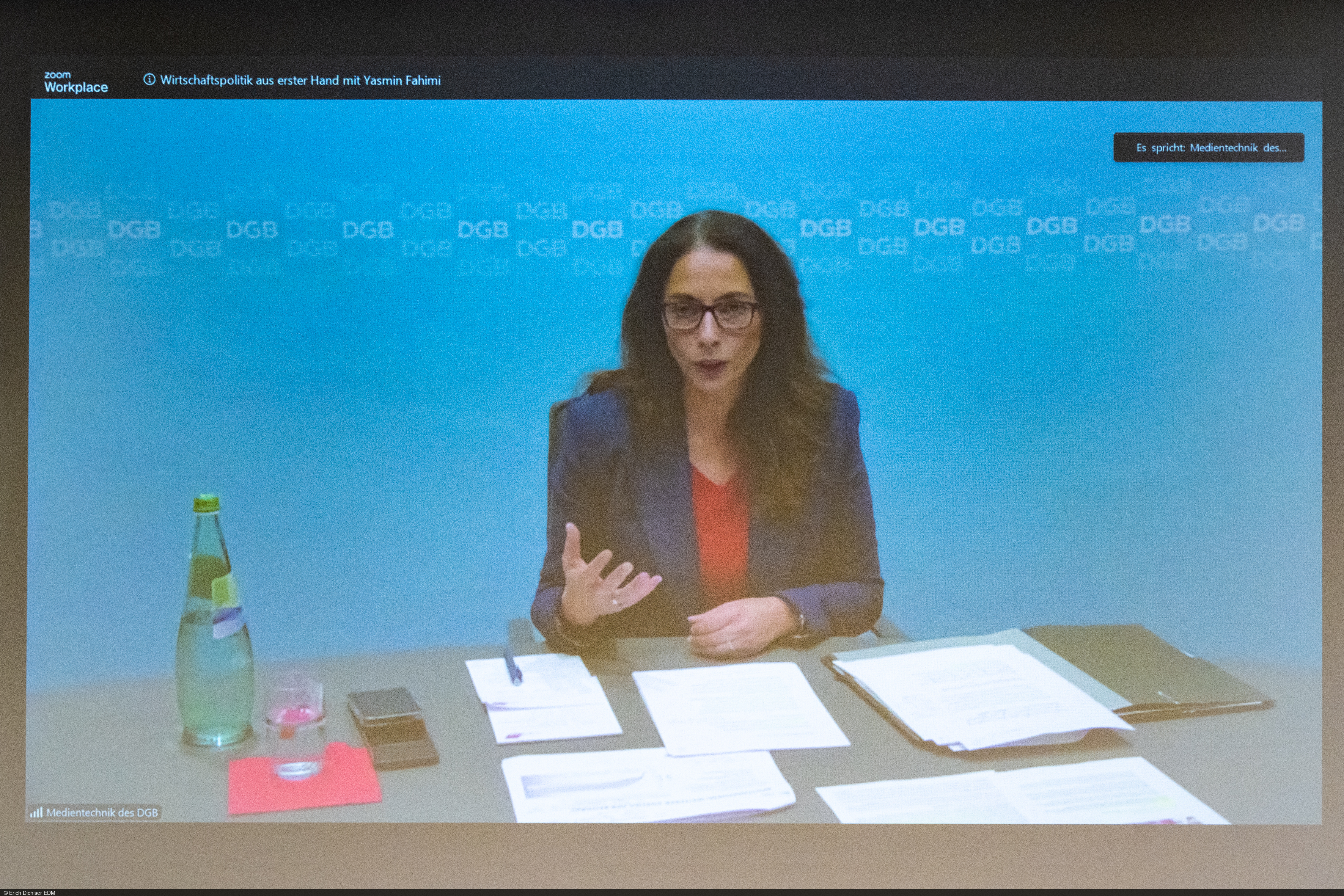 Wirtschaftspolitik aus erster Hand mit Yasmin Fahimi 