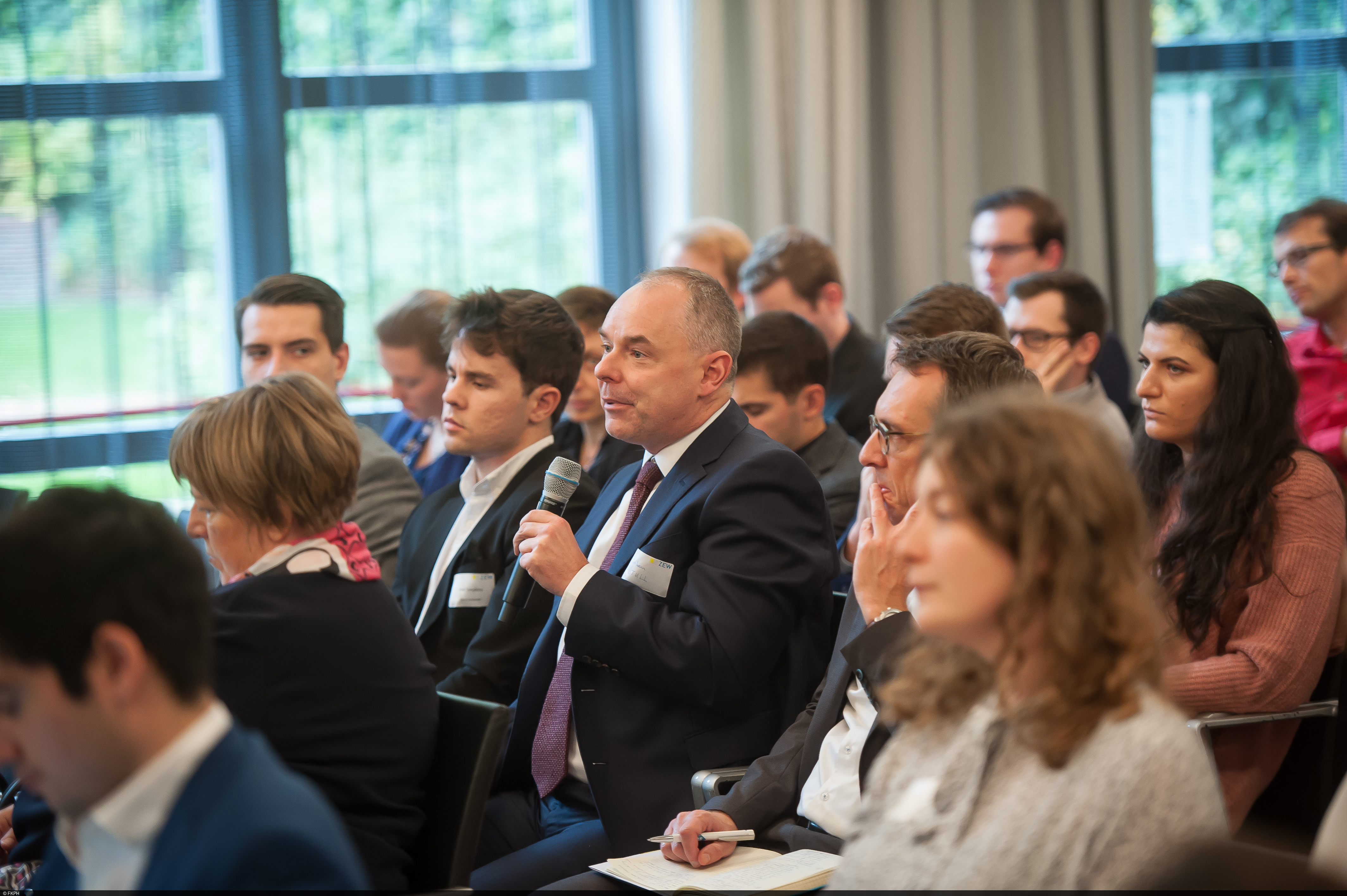 The audience at the ZEW Lunch Debate on digitalization at the workplace