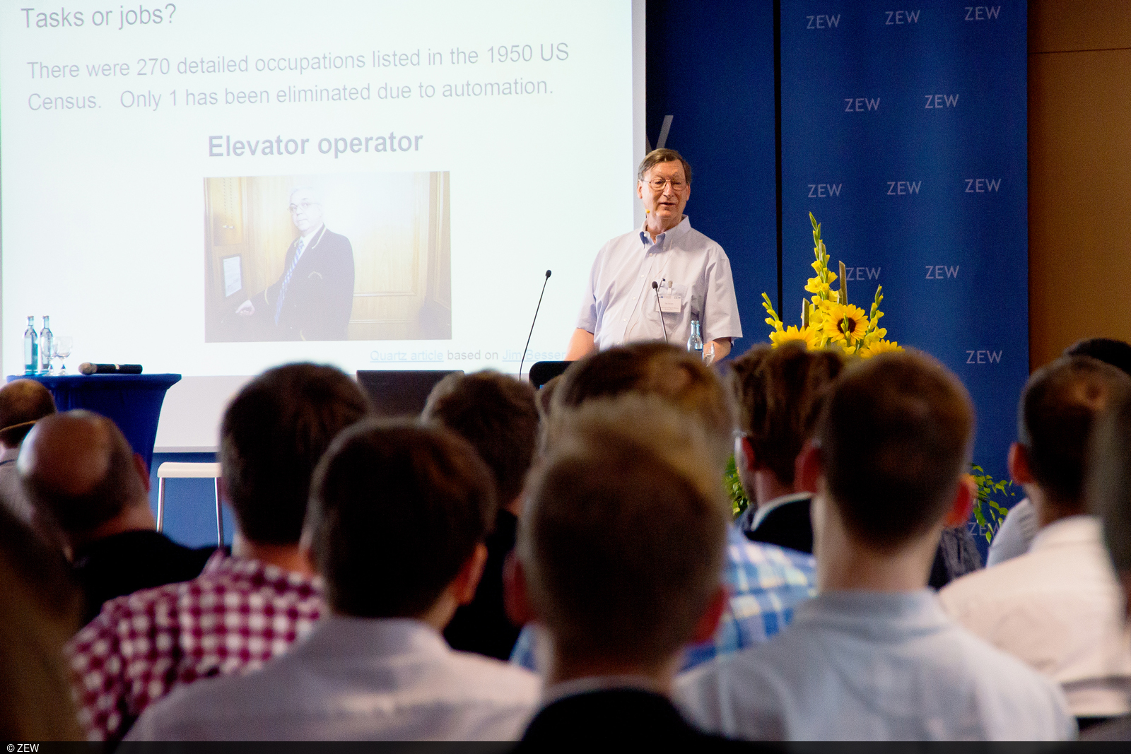 Am ZEW wurde über die wirtschaftliche Rolle von Daten in der Zukunft referiert und diskutiert