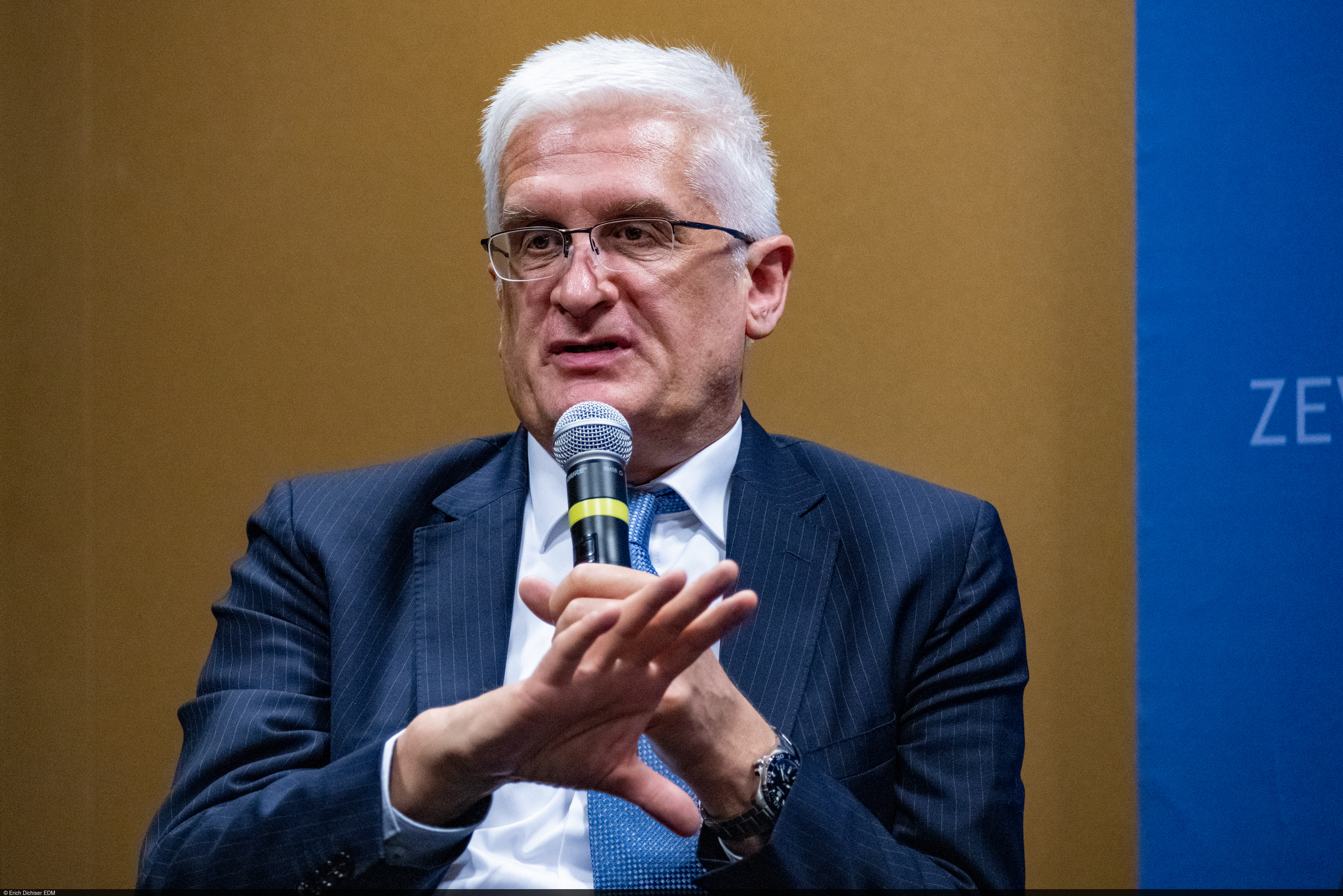 In der Podiumsdiskussion am ZEW wird eine politische Neuausrichtung der EU diskutiert.