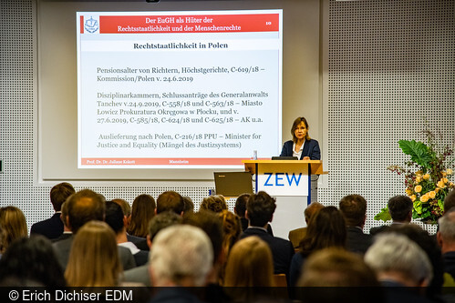 Generalanwältin Juliane Kokott sprach am ZEW über die neuen Herausforderungen des EuGH