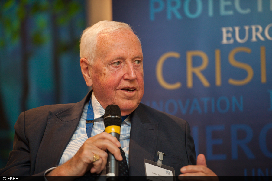 Niels Thygesen during the ZEW Lunch Debate in Brussels about the European Fiscal Board