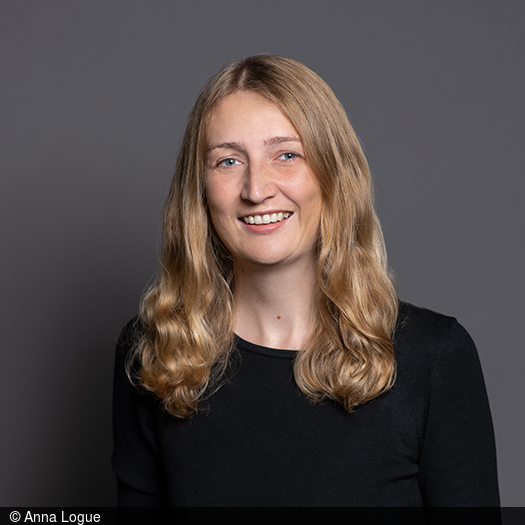 Portrait of Dr. Katharina Nicolay, a junior professor and tax expert at ZEW.