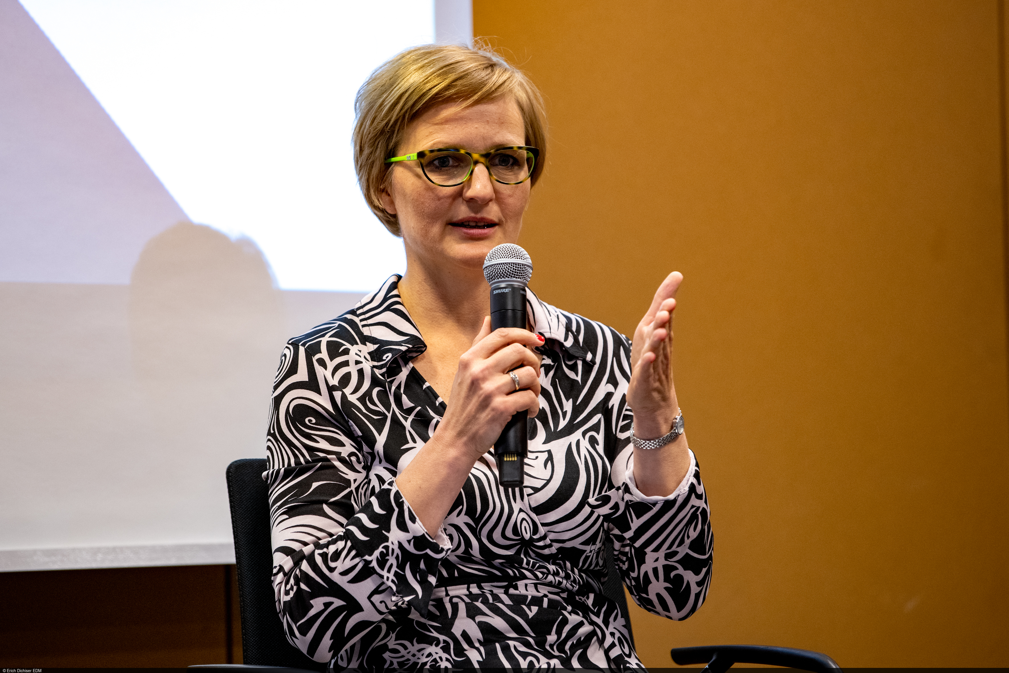 Franziska Brantner beim Alumni-Tag am ZEW